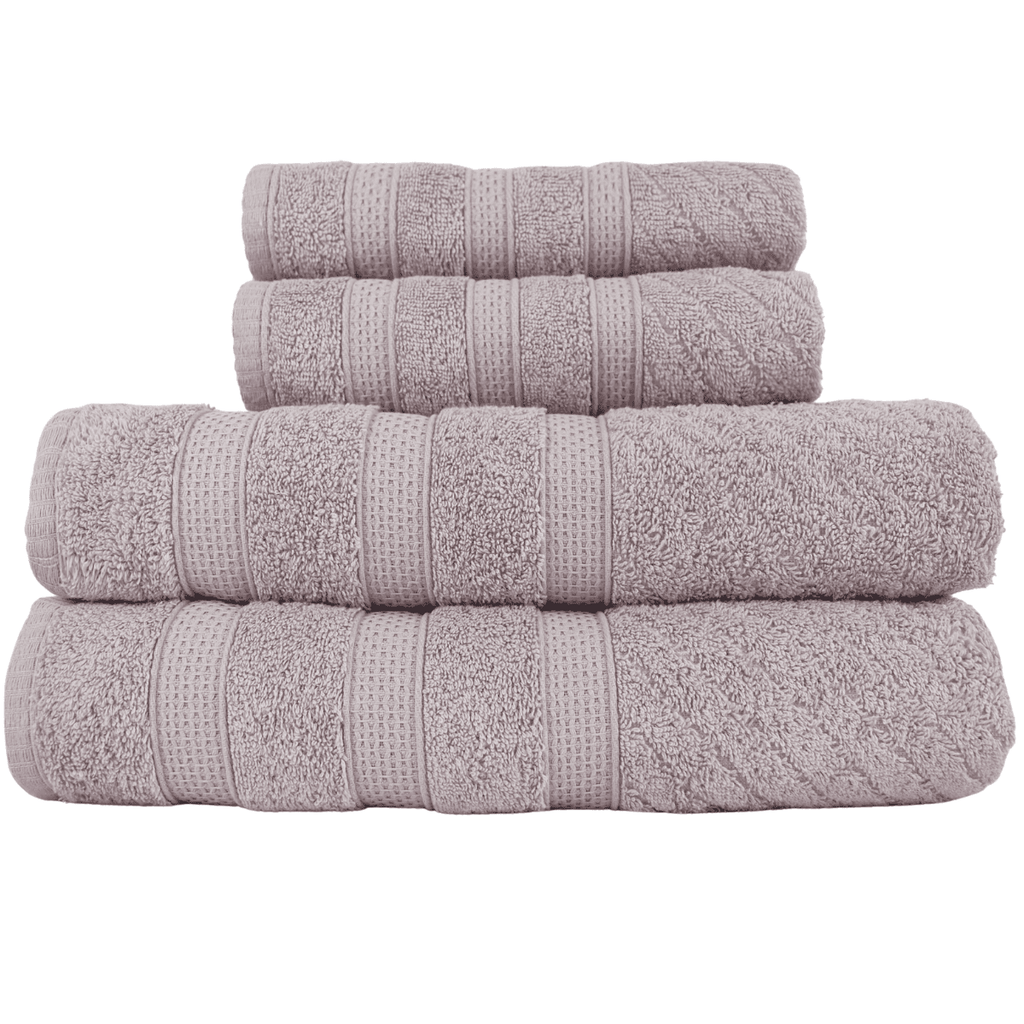 Kit 2 Toalhas de Banho + 2 Toalhas de Rosto Donatella 100% Algodão Variedade de Cores