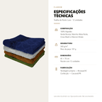 Toalha de Rosto Luxo 45X70 - 12 unidades