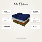 Toalha de Rosto Luxo 45X70 - 12 unidades