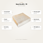 Saco Cru  60x70 - 25 Unidades