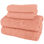 Kit 4 Toalhas Refinatta 2 Banho + 2 Rosto Fio Penteado