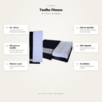 Toalha Fitness 29x90 - 24 unidades