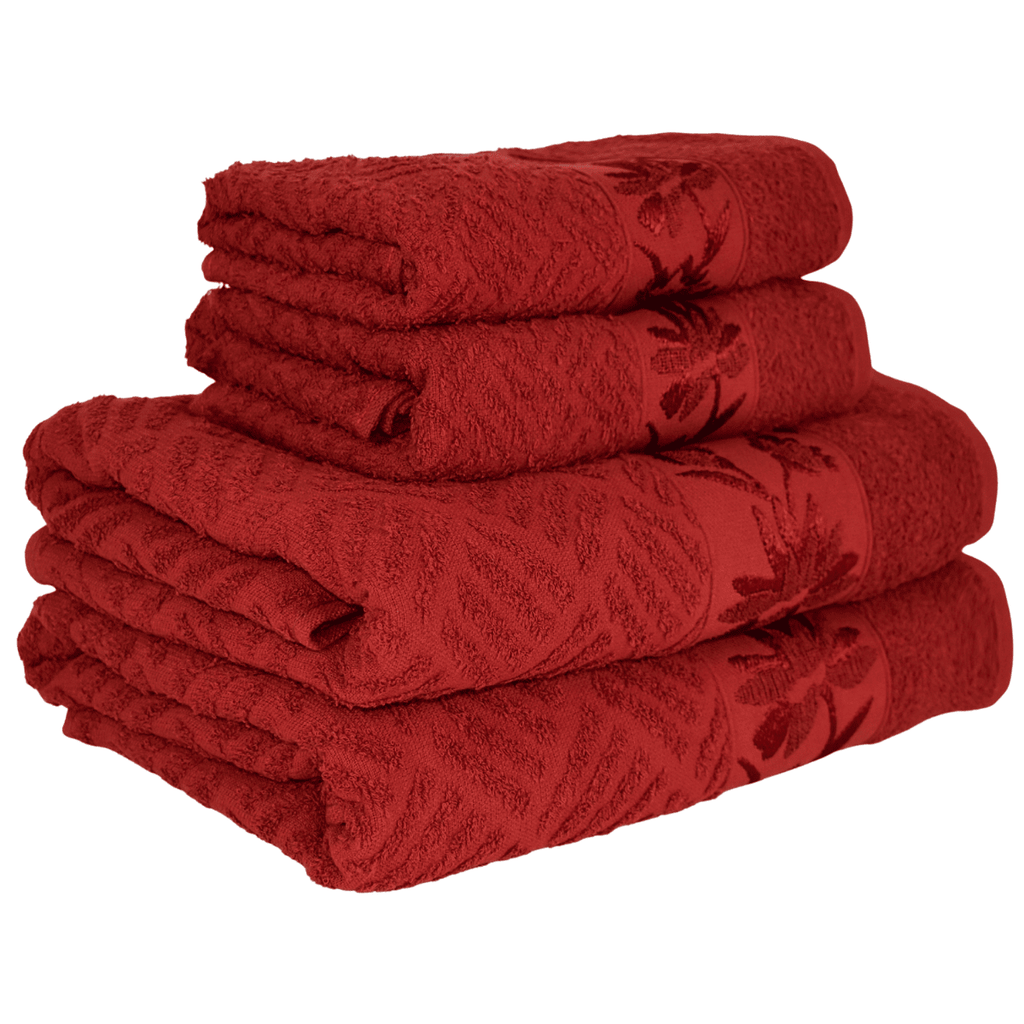 Kit 4 Toalhas Olympia 2 Banho + 2 Rosto 100% Algodão  Premium Macias e Super Absorventes