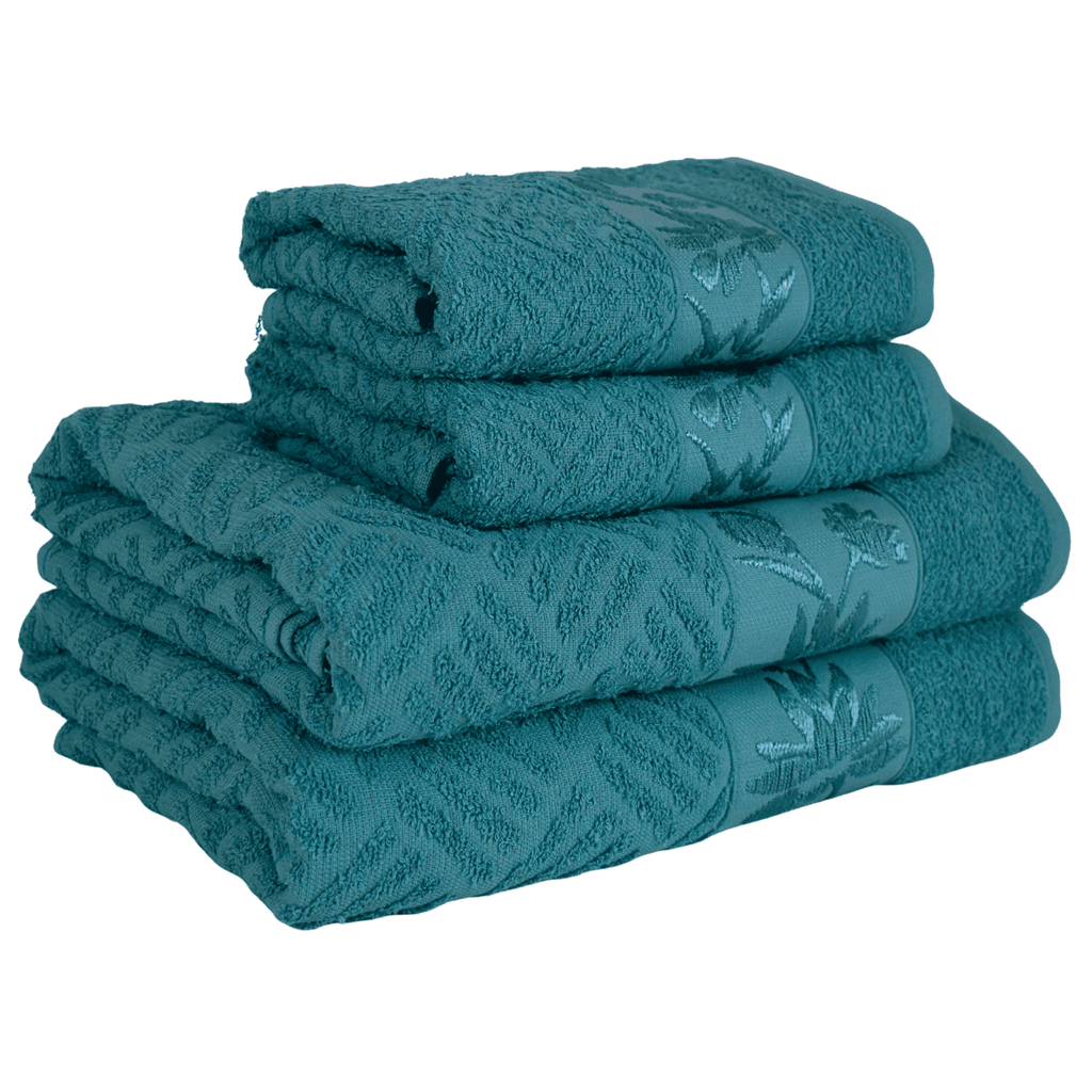 Kit 4 Toalhas Olympia 2 Banho + 2 Rosto 100% Algodão  Premium Macias e Super Absorventes