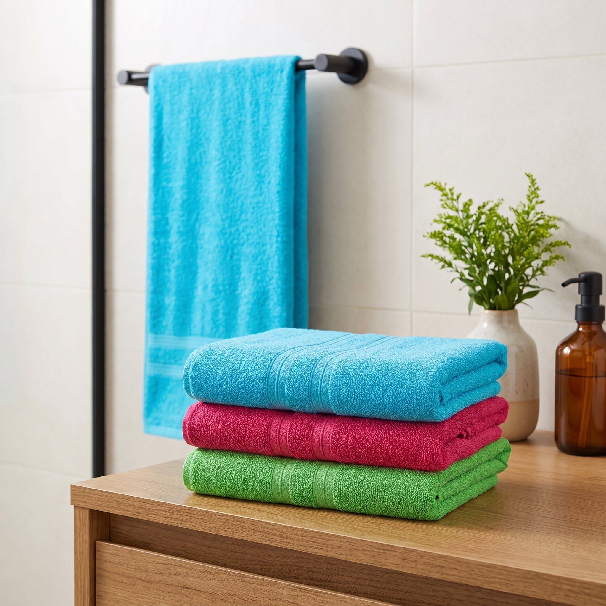 Toalha de Rosto Brizza Felpuda 45X70  - 6 unidades