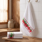 Pano de Prato Atoalhado Estampado 45X70  - 12 unidades