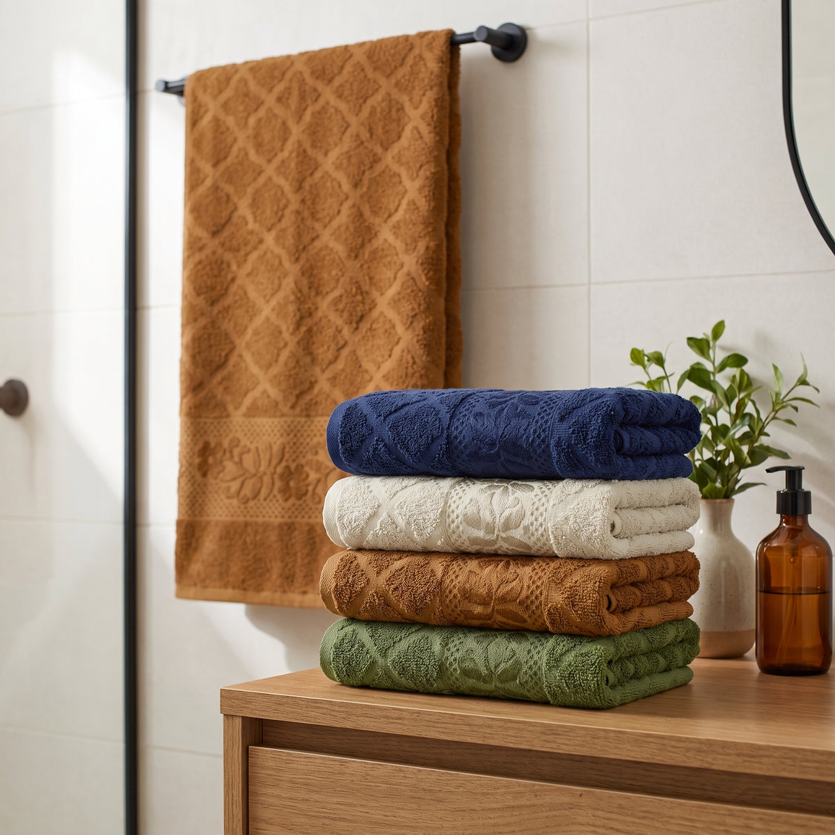 Toalha de Banho Luxo 70X150 - 8 unidades