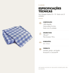 Saco Alvejado Xadrez 50x70 - 6 Unidades