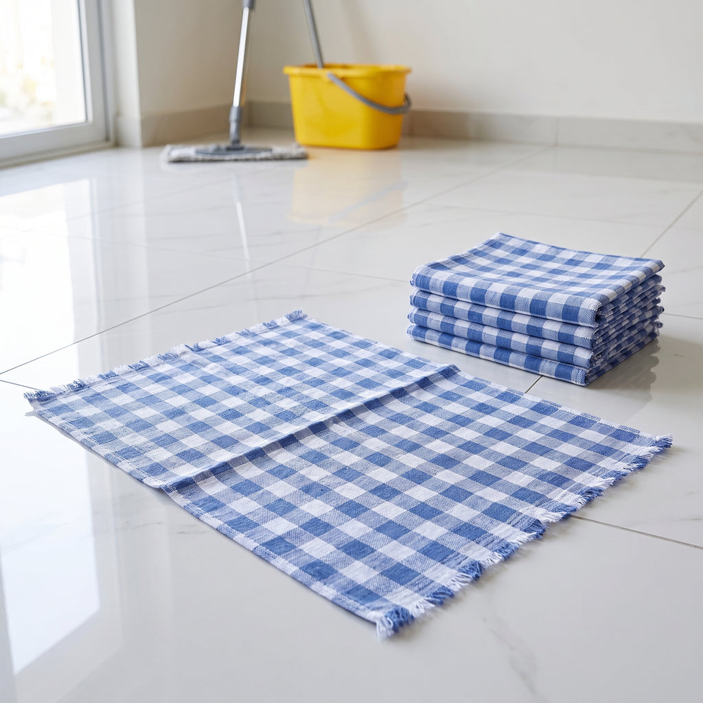 Saco Alvejado Xadrez 50x70 - 6 Unidades