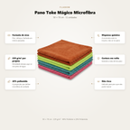 Pano Toke Mágico Microfibra 50X70 - 12 unidades