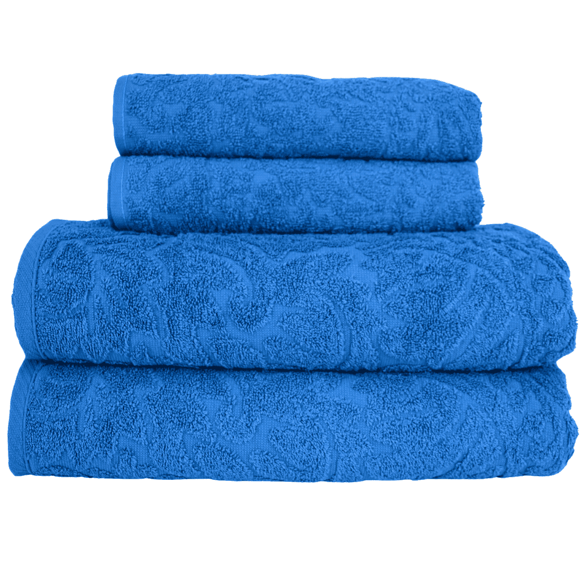 Kit 4 Toalhas Refinatta Flabom 2 Banho + 2 Rosto 100% Algodão Premium Macias e Absorventes Variedade de Cores Flabom