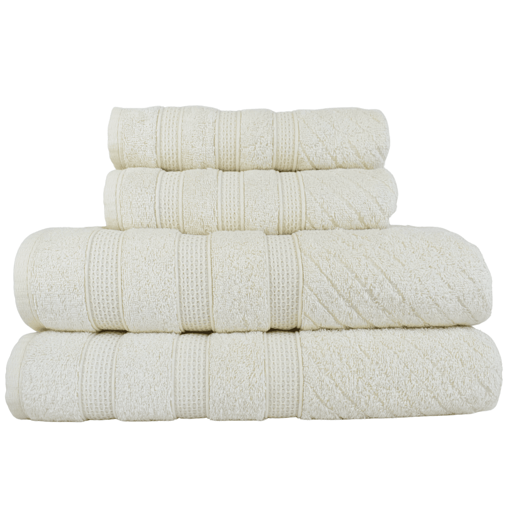 Kit 2 Toalhas de Banho + 2 Toalhas de Rosto Donatella 100% Algodão Variedade de Cores