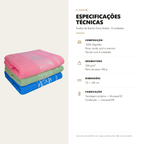 Toalha de Banho Extra Nobre 70X140  - 8 unidades