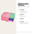 Toalha de Rosto Extra Nobre 45X70 - 12 unidades