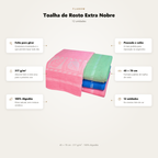 Toalha de Rosto Extra Nobre 45X70 - 12 unidades
