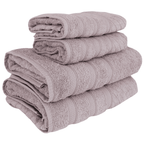 Kit 4 Toalhas Donatella 2 de Banho + 2 de Rosto Fio Penteado