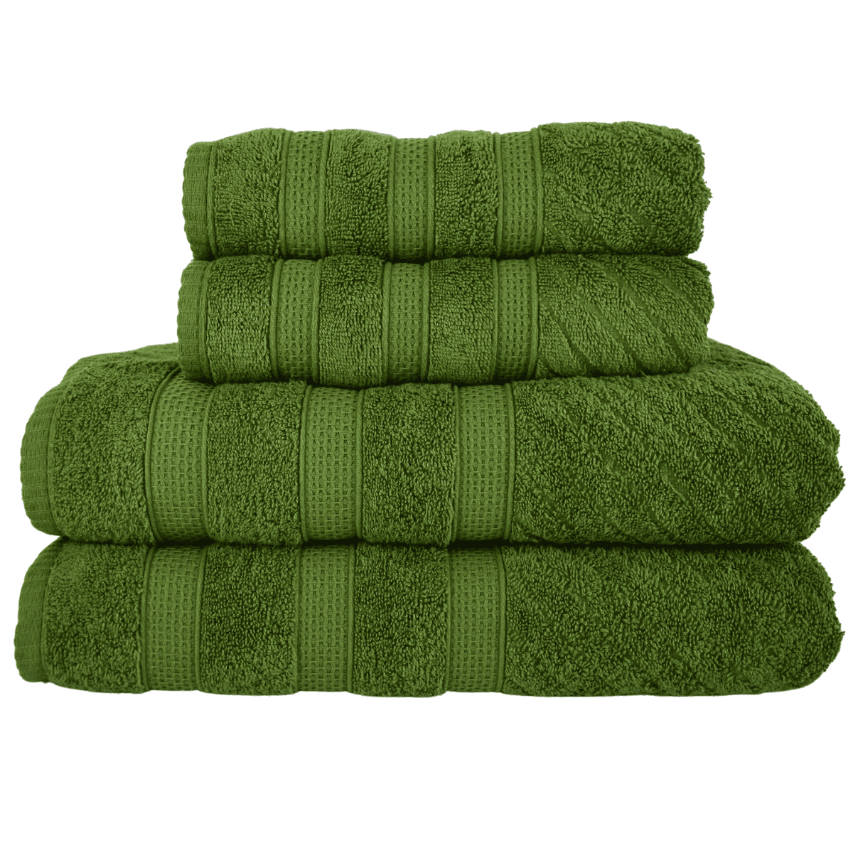 Kit 2 Toalhas de Banho + 2 Toalhas de Rosto Donatella 100% Algodão Variedade de Cores