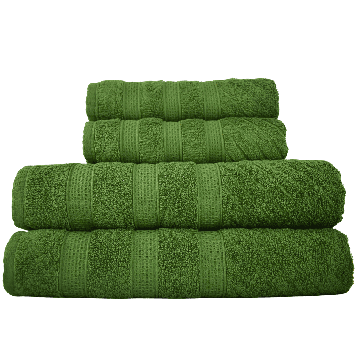 Kit 2 Toalhas de Banho + 2 Toalhas de Rosto Donatella 100% Algodão Variedade de Cores