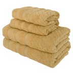 Kit 4 Toalhas Donatella 2 de Banho + 2 de Rosto Fio Penteado
