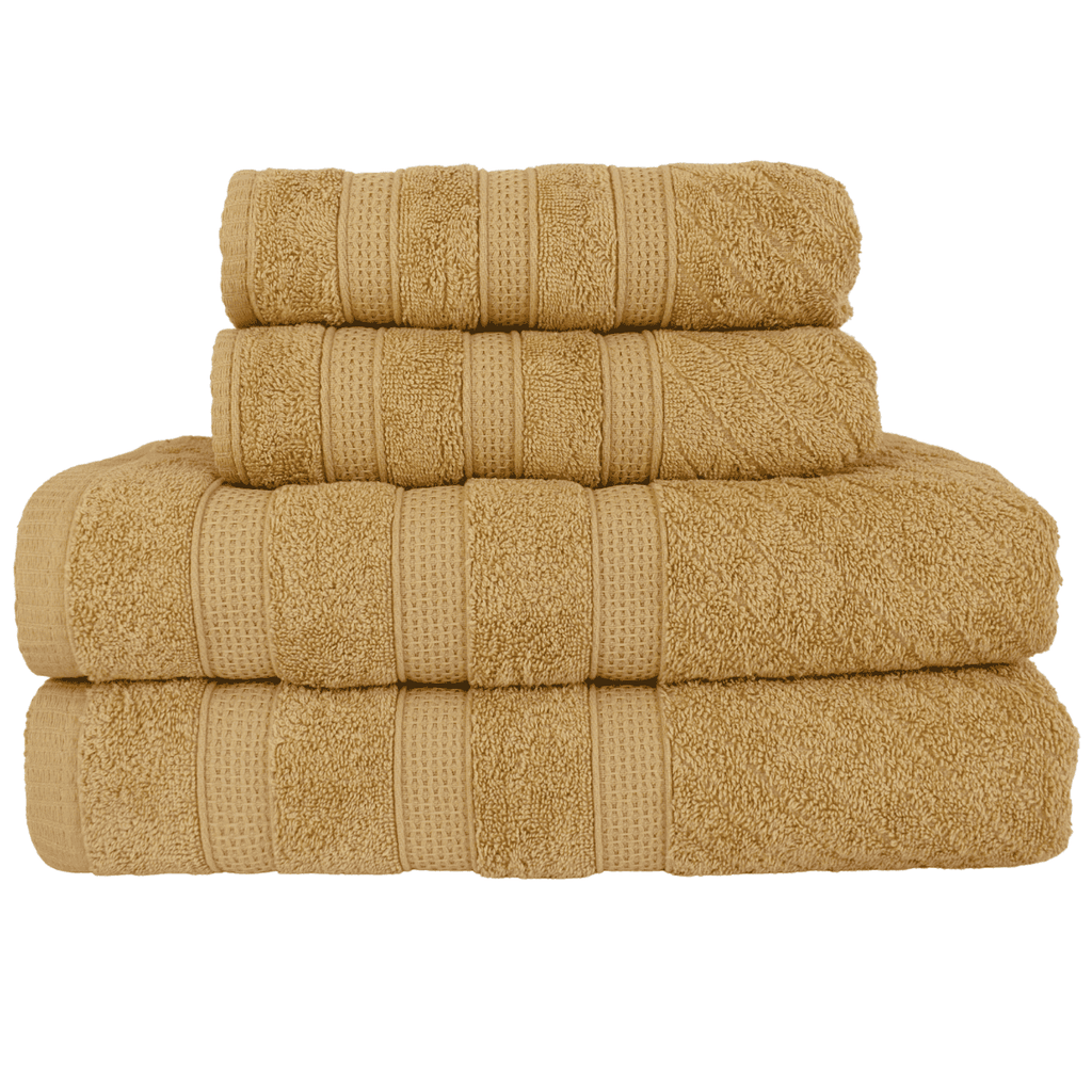 Kit 2 Toalhas de Banho + 2 Toalhas de Rosto Donatella 100% Algodão Variedade de Cores