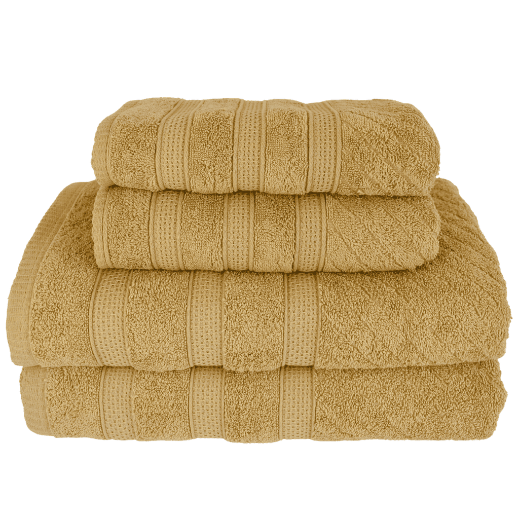 Kit 2 Toalhas de Banho + 2 Toalhas de Rosto Donatella 100% Algodão Variedade de Cores